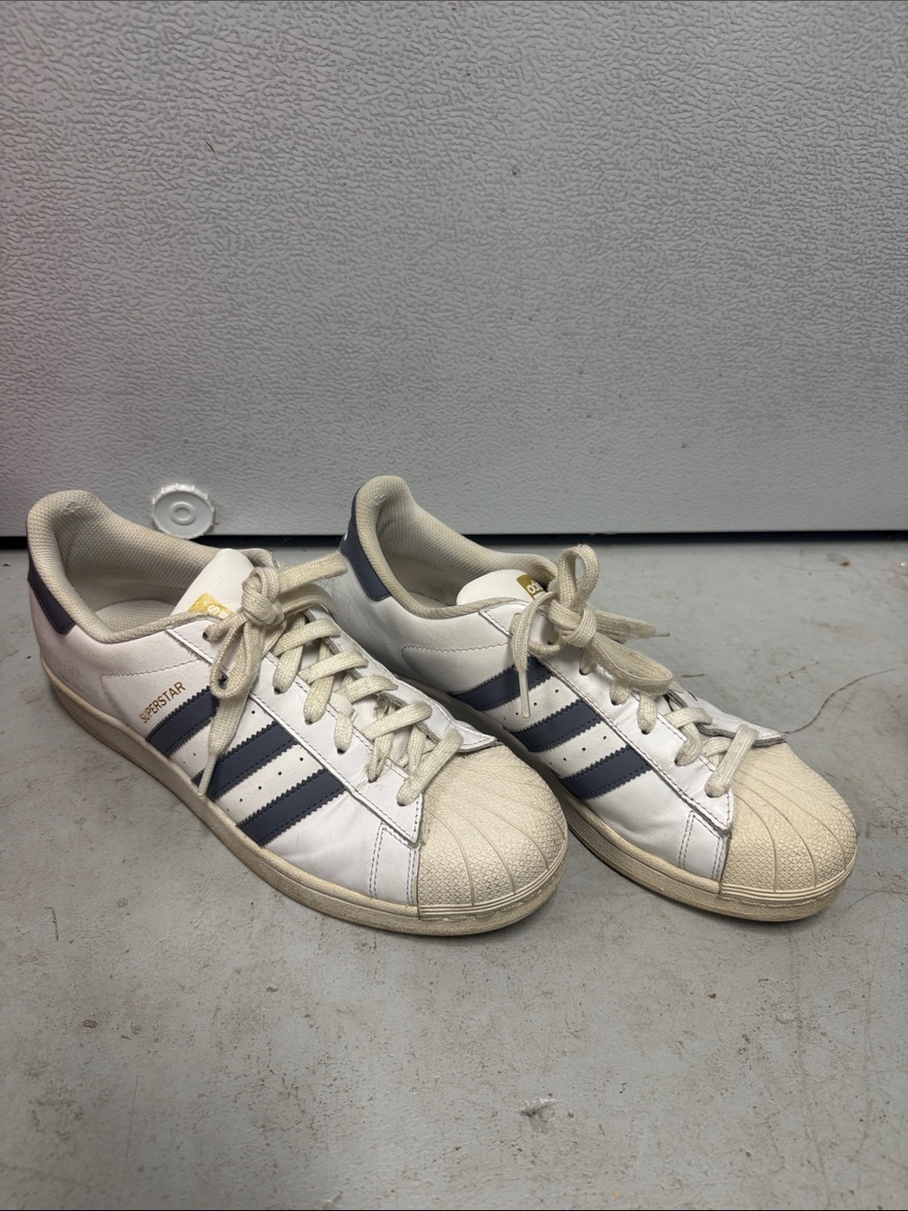 ADIDAS Womens Sneakers Size 10 Gray 3 Stripe